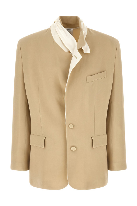 'Smoking Rimini' blazer Beige