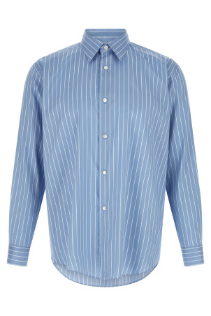 Cotton and silk shirt BLUE