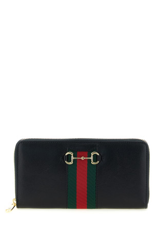 'Gucci Horsebit Web' wallet Black