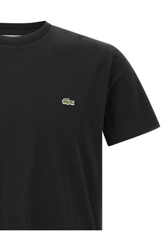 Logo patch t-shirt Black