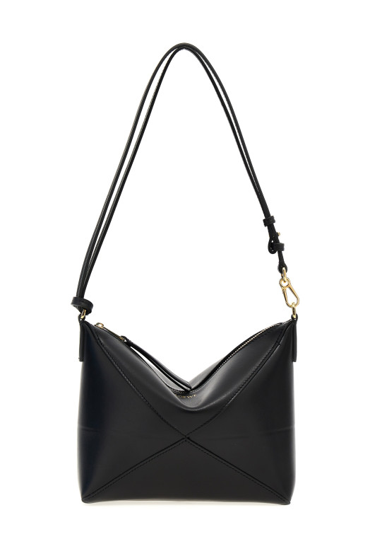 'Puzzle Fold' pouch Black