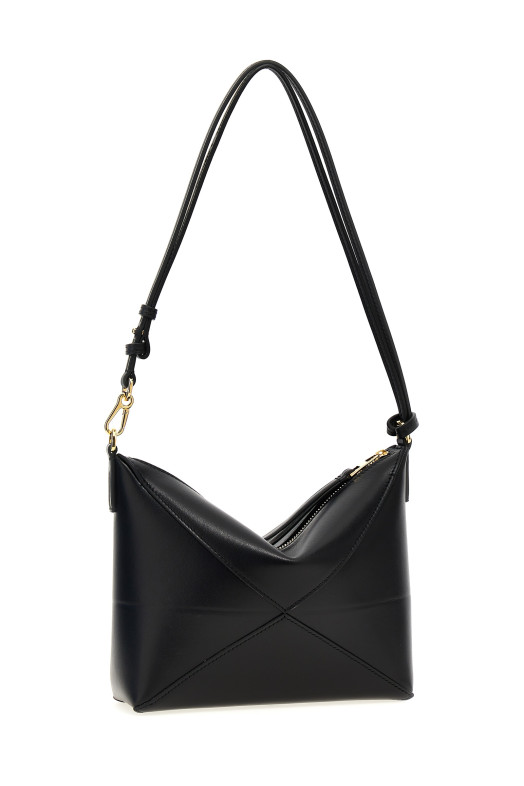 'Puzzle Fold' pouch Black