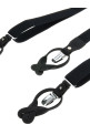 Leather braces Black