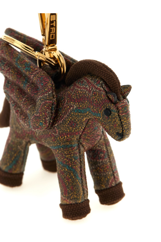 'Pegaso' keyring Brown