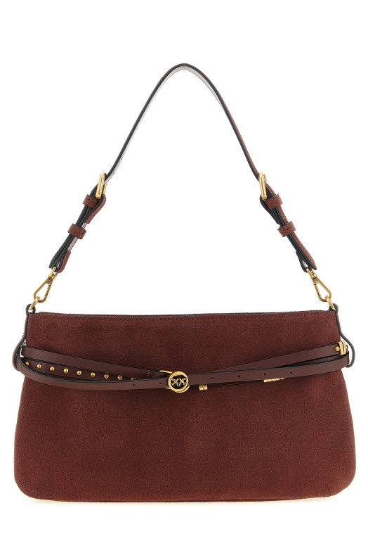 'Belt' medium shoulder bag Bordeaux