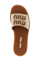 Logo patch slides Brown