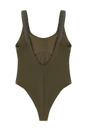 'Precious Details' one-piece swimsuit Green