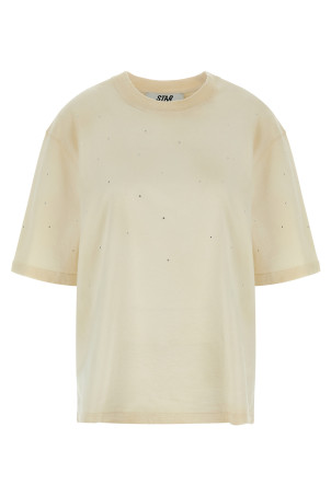 Crystal t-shirt Beige