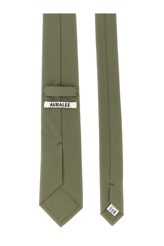 Finx washed twill tie Green