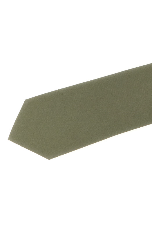 Finx washed twill tie Green
