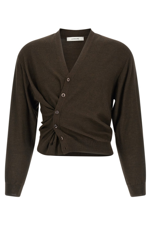 'Twisted' cardigan Brown