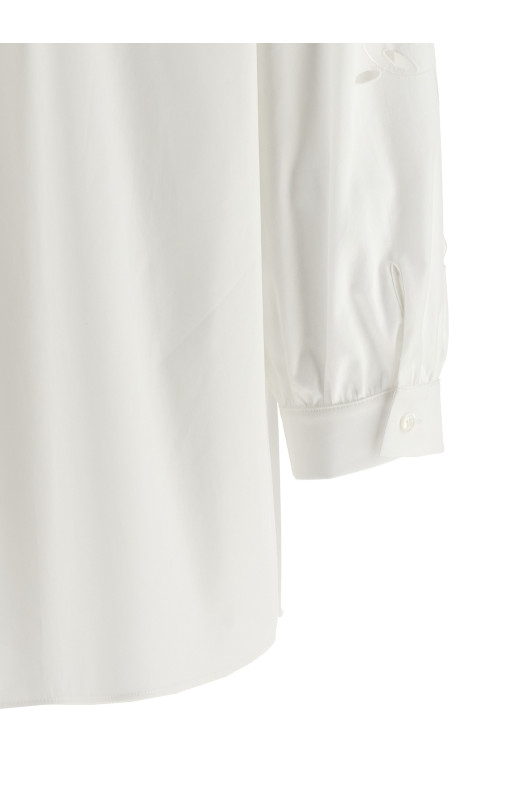Shirt Valentino Garavani embroidered Sangallo White