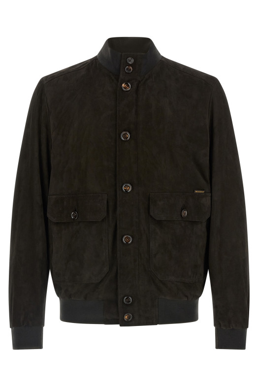 'Carlos' bomber jacket Brown