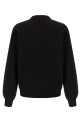 Logo plate sweatshirt Black