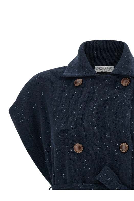 'Diamante' vest Blue