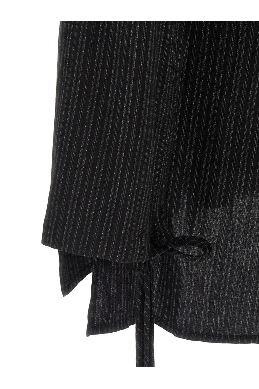 'Thin stripe' jacket Black