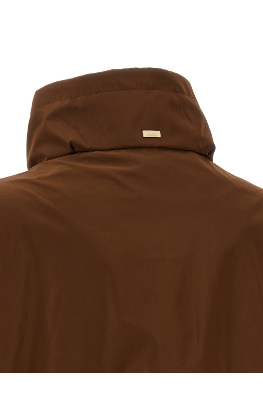 New Techno Taffetà Jacket Brown