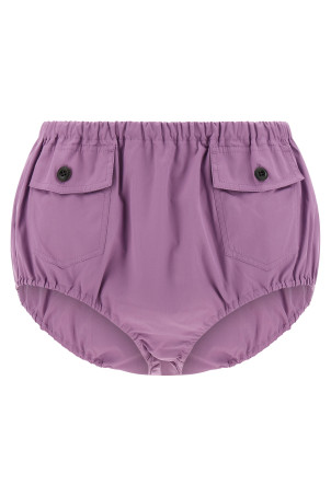 Poplin shorts Purple