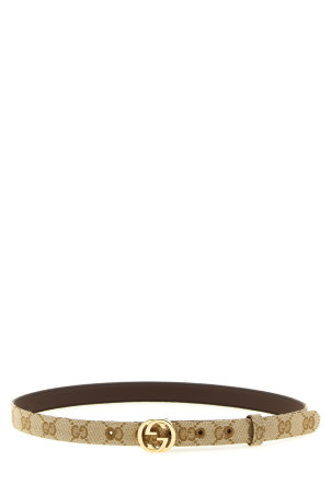 'Incrocio GG' belt Beige