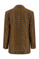 Tie-print blazer Brown