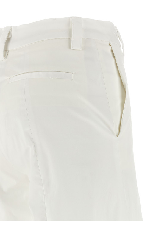 'Chino Sculpture Leg' pants White