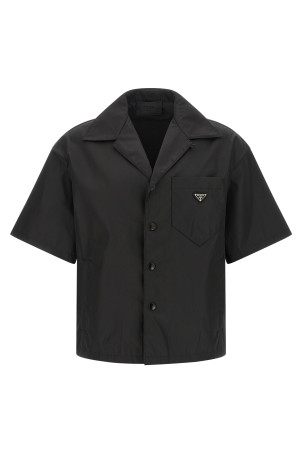 Re-nylon shirt Black