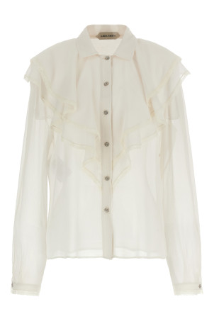 Silk shirt Beige