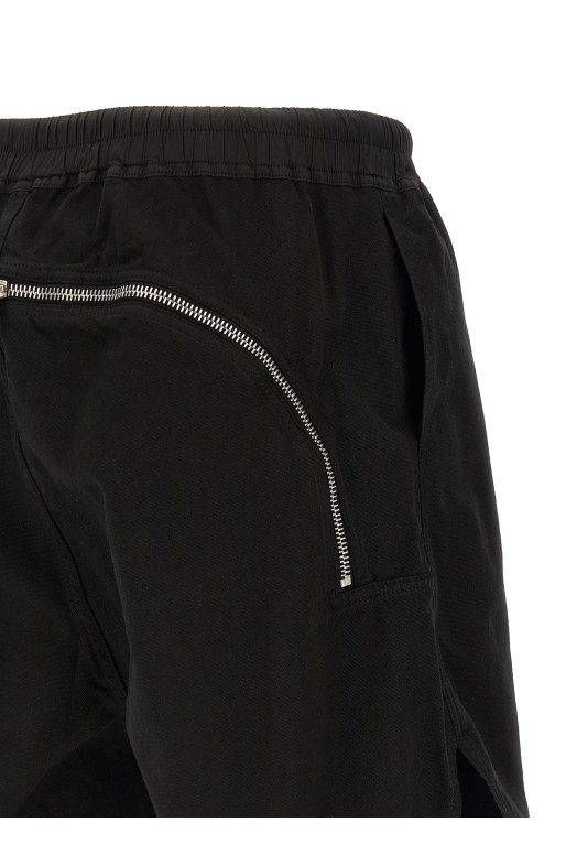 'Long Boxers Butt Zip' bermuda shorts Black