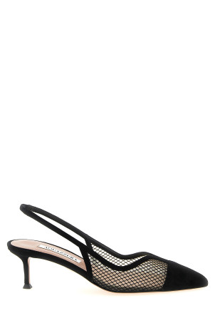 'Gia Mesh' slingback Black