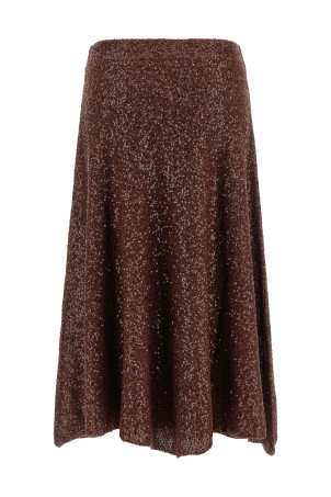 Micro-sequin skirt Pink