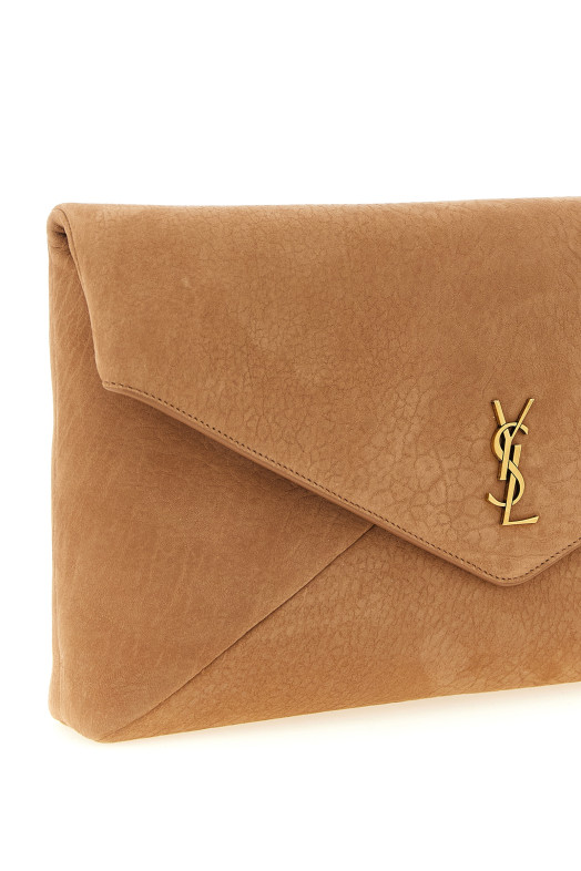 'Envelope' maxi clutch Brown