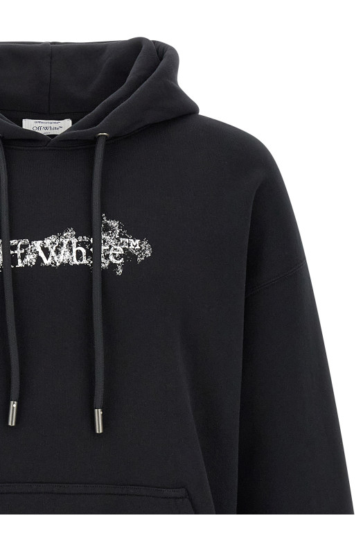 'Heraldic Arrow Skate' hoodie Black