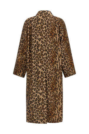 Silk trench coat Brown