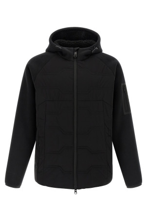 'Hole19' hybrid jacket Black