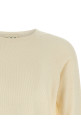 Spongy effect sweater Beige