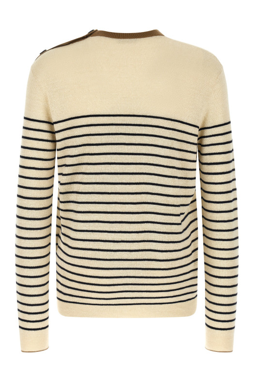Striped sweater Beige