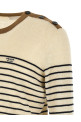 Striped sweater Beige
