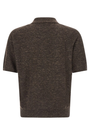 'Borges top' polo shirt Brown