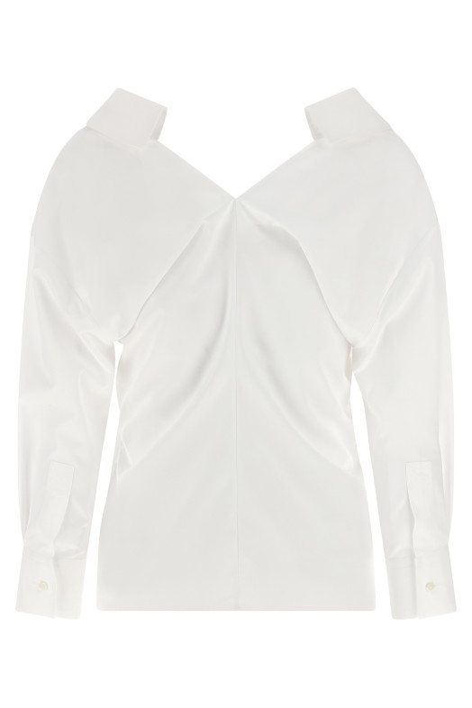 'Cut-out' shirt White