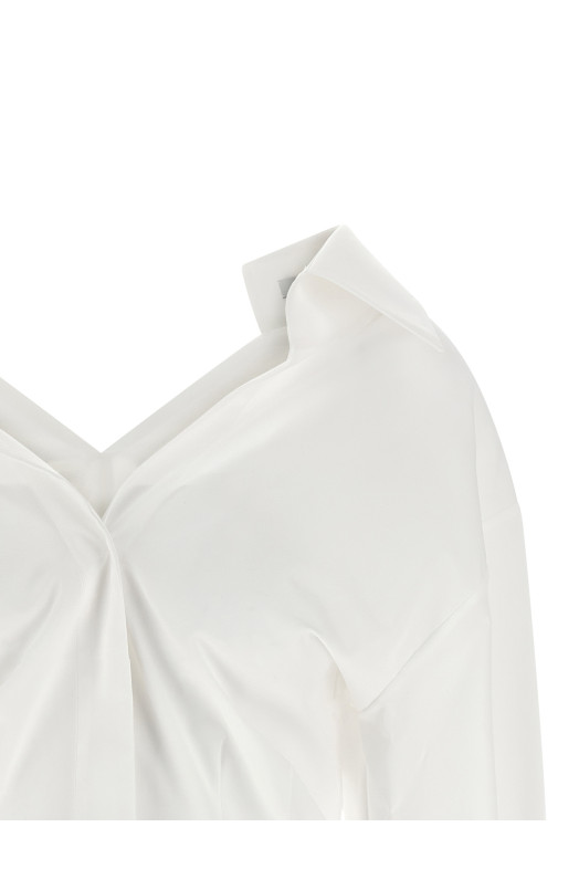 'Cut-out' shirt White