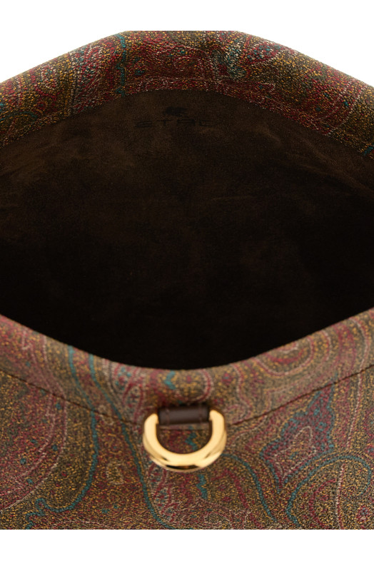 'Talk' mini clutch Brown