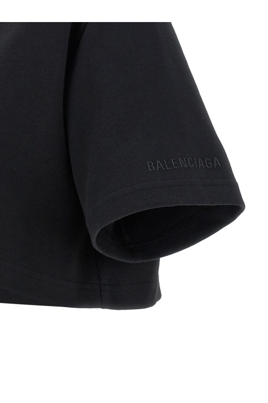 Cropped T-shirt Black