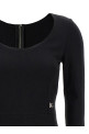 Logo dress Black