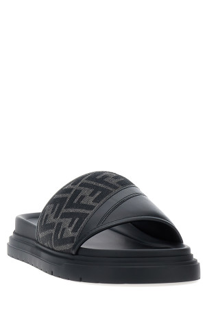 'Fendi Diagonal' sandals Black