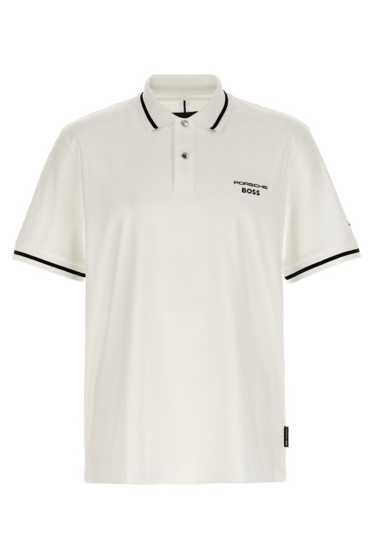 Porsche x BOSS 'C-Parris 197' polo shirt Black-grey
