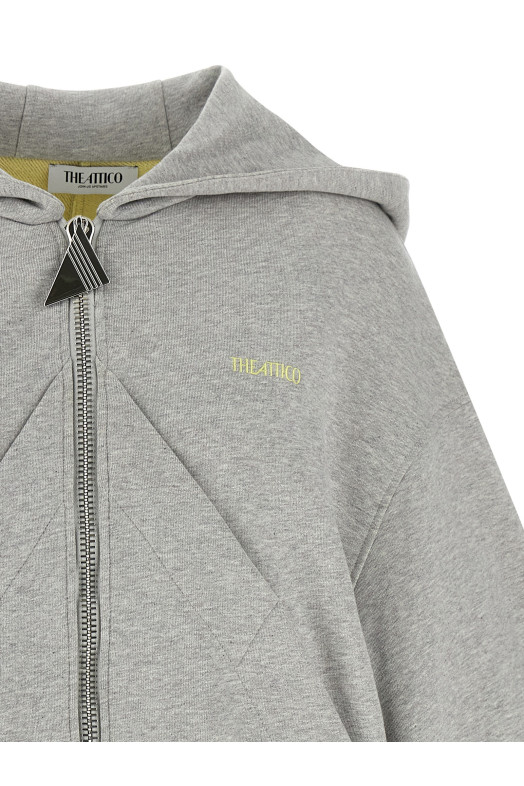 Logo hoodie Gray