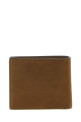 Nubuck leather wallet Brown