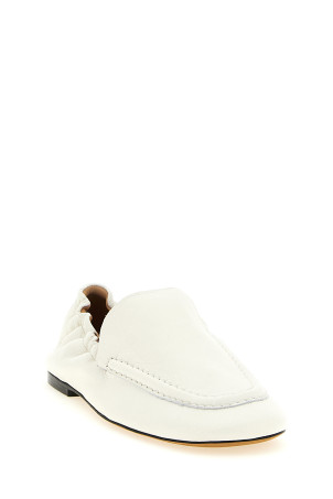 Siena nappa moccasins White