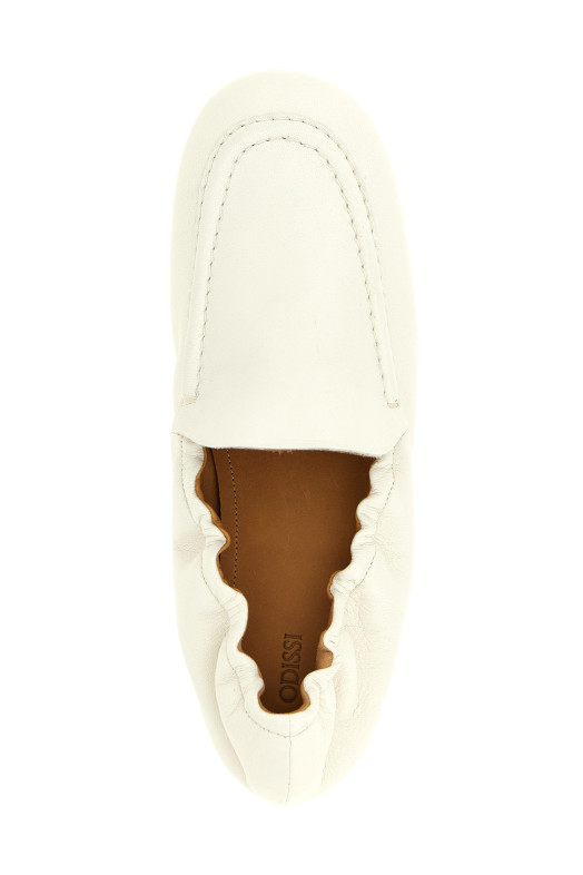 Siena nappa moccasins White