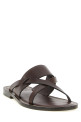 Leather sandals Brown